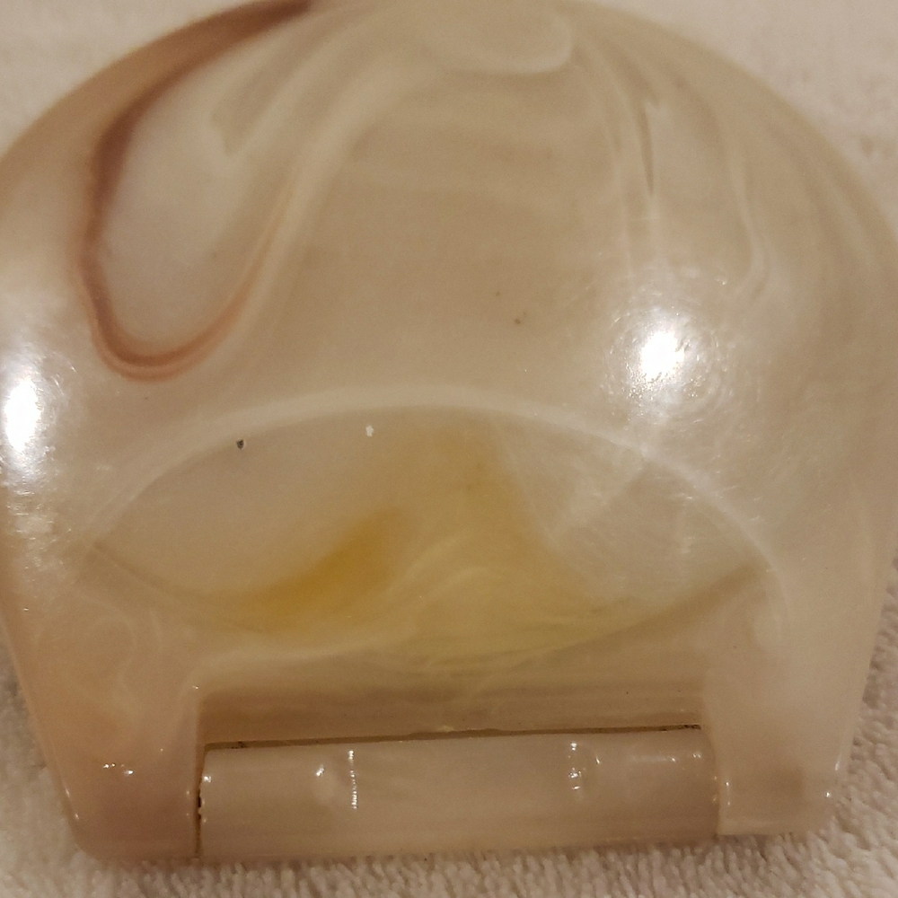 Vintage Makeup Marble Pattern Compact Case, 4" - image 6